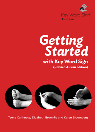 Iage of the Getting Started with Sign. A5 size with a red cover.